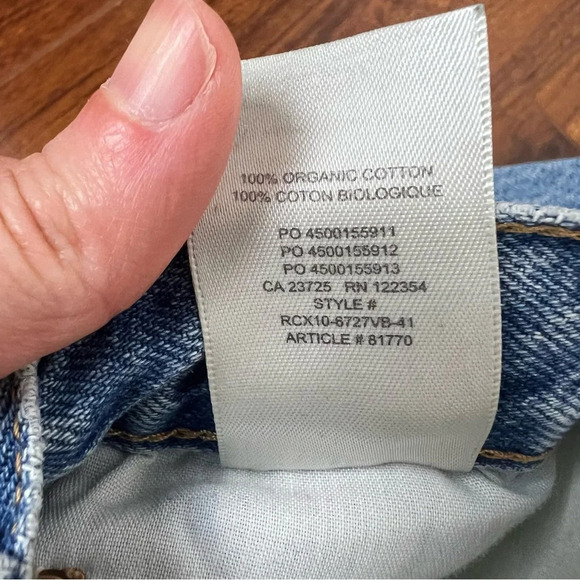 ARITZIA Denim Forum JONI HIGH RISE LOOSE JEANS Size 26 High Rise B30 - Picture 8 of 8